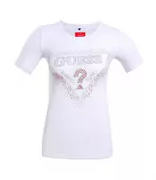 tee shirt mujer guess short sleeve genereux cotton 2013 france sm plump white purple